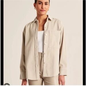Abercrombie and Fitch Corduroy Shirt Jacket